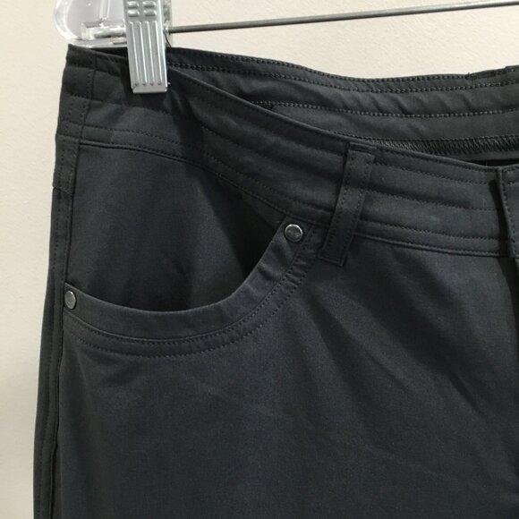 KUHL Dark Gray Adjustable Leg Flap Pockets Drawstring Waist Hiking Active Pant - Picture 7 of 16